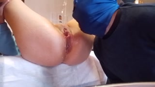 my stepsister squirts in my mouth and pees on my face again