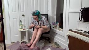 At Home Pedicure