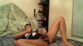 Latin Twink Alexio Strokes Cock