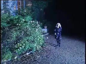 Blonde Bombshell Bound in Lingerie