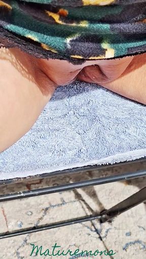 Check out the large meat package on this horny mature west aussie gaper .   Clip 1