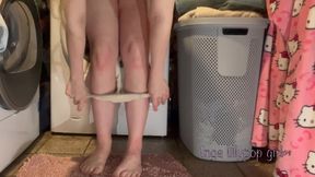 Stepsister Gives Herself a Hard Anal