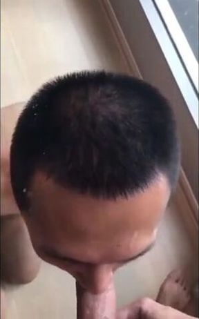 Big-Cock Latin Guy Gives Blowjob to Amateur Asian 2