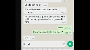 Chat caliente por wasap con chica tinder infiel parte 2