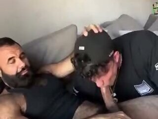 Hunk is in heaven when daddy destroyed his bussy
