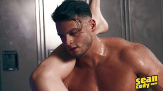 Mamada, masturbación, corrida, a pelo &#8211; Axel Rockham y Michael Vente, pollas grandes siendo folladas analmente