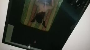 Redhead teen riding cock