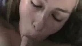 Screwing her tight shaved teen snatch and feeding with dick