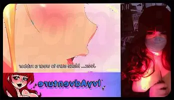 Goth MILF Indulges in Hentai Fantasy free porn