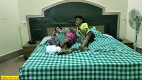 Indian Bengali Hot Boudi Caught and Fucked by Teen Stepbrother!! Taboo Sex