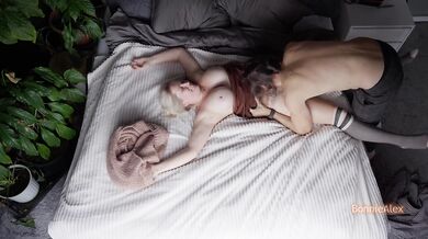 Real couple making love at home – emotional, passionate, intimate