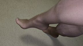 Louise Nylontease Pantyhose Foot Fetish Tease