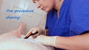 Pre-procedure shaving