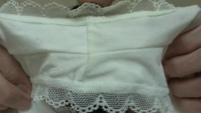 Sniff Slave Geraldine's Panties and Masturbate! Lady Victoria Valente