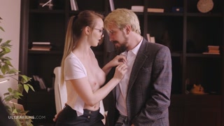 ULTRAFILMS Amazing girl Sia Siberia fucking her employee in this hardcore video