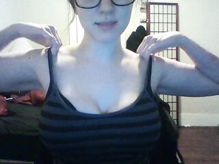 Missy Bates plays with titties for three minutes