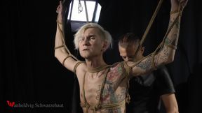 Hot massage prostate for tattoed twink