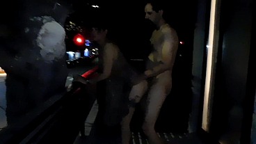 FUCKING ON THE BALCONY AND WITH MY HUSBAND'S FRIEND 2