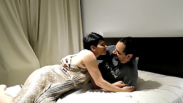 FUCKING ON THE BALCONY AND WITH MY HUSBAND'S FRIEND 2