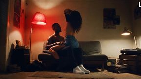 ebony girl takes stranger home after the party - watch how it ends (ai)