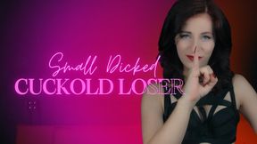 Small Dicked Cuckold Loser! : English FemDom In Black Lingerie Humiliates Your Tiny Dick And Cucks You For Her Pleasure Beta Training SPH