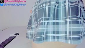 Cute Asian Ladyboy Ass Destroyed By Big Dildo Gushing Cum