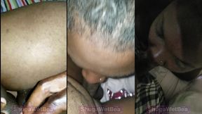 ebony slut anal creampie and cum in mouth