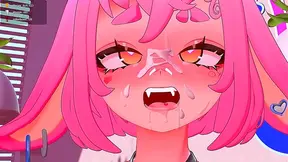 Bunny VTuber Gets Dominated in Hot VR Workout Fantasy