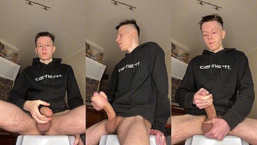 Hot Young Guy’s Cum Play