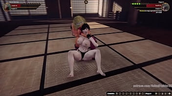 Bambi Bimbo VS Kagura (Naked Fighter 3D)