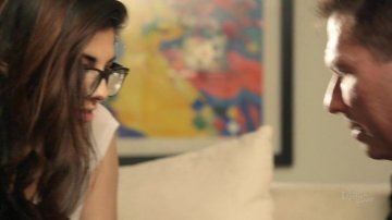 Horny Teen Ava Taylor Swallows a Huge Cum Load and Gets it on Her Glasses After a Hardcore Fuck