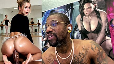 Ass Clapping The Fuck Out Of A Fat Ass Ballerina, AI Generated