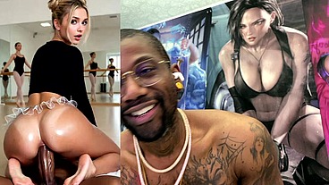 Ass Clapping The Fuck Out Of A Fat Ass Ballerina, AI Generated