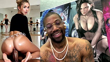 Ass Clapping The Fuck Out Of A Fat Ass Ballerina, AI Generated