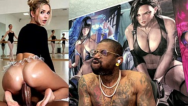 Ass Clapping The Fuck Out Of A Fat Ass Ballerina, AI Generated