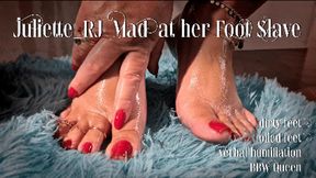 Juliette_RJ Mad at her Foot Slave FOR MOBILE DEVICES USERS LEGENDAS EM PORTUGUES - FOOT FETISH - DIRTY FEET - OILED FEET - BBW QUEEN