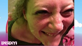 Ensexy1: CD cocksucking   hotwife facial = sexy ejaculation