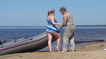 Lady Tourist and Boatman