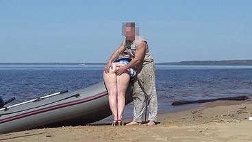 Lady Tourist and Boatman