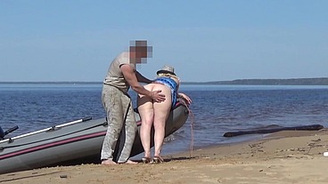 Lady Tourist and Boatman