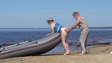 Lady Tourist and Boatman