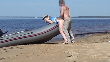 Lady Tourist and Boatman
