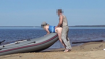 Lady Tourist and Boatman