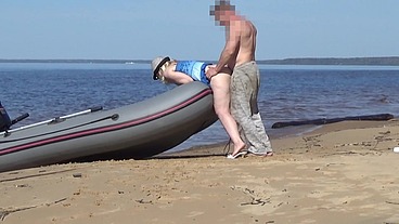 Lady Tourist and Boatman