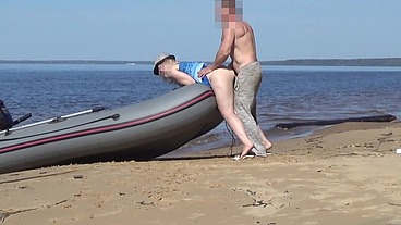 Lady Tourist and Boatman
