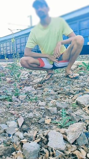Railway Station Track Cumshot