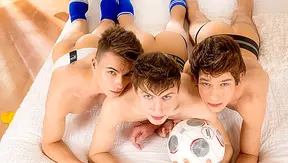 Triple Heat: Threesome Anal Madness – Young Twinks Go Deep with Carl Jake Navarro 18+