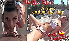 Bella Rico - A Rico End Of The Day - Prologue; Gorgeous Brunette Amateur Blowjob