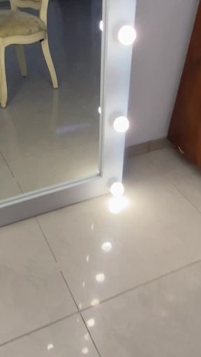 While walking on a leash, the slut gave her master a deep, slobbery blowjob   Clip 2
