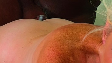 Mature Blonde MILF slut fucks in double feature